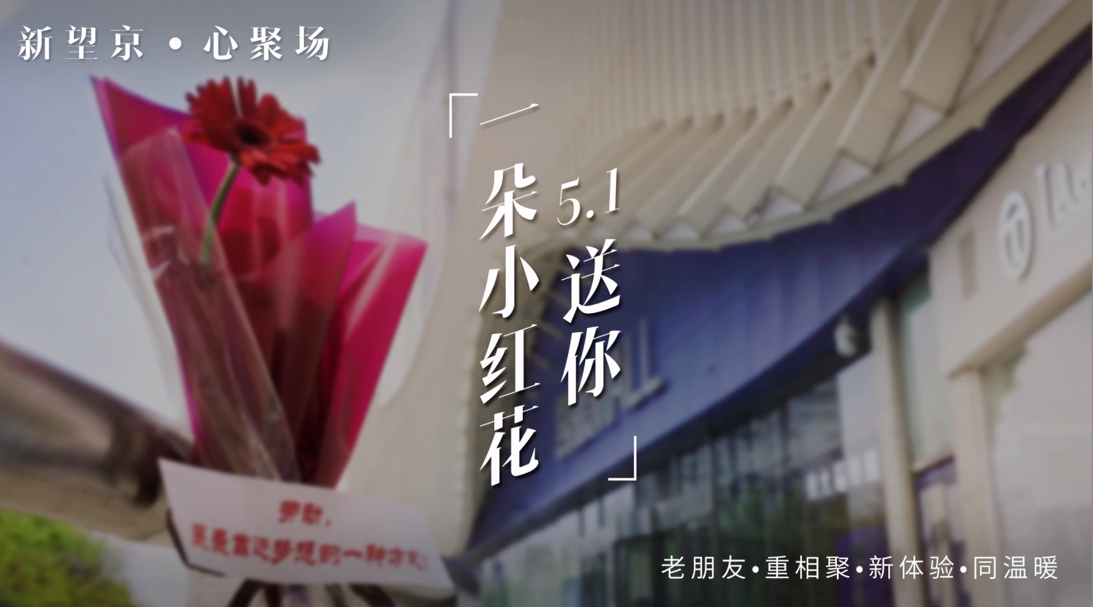 凯德mall 望京 送你一朵小红花活动